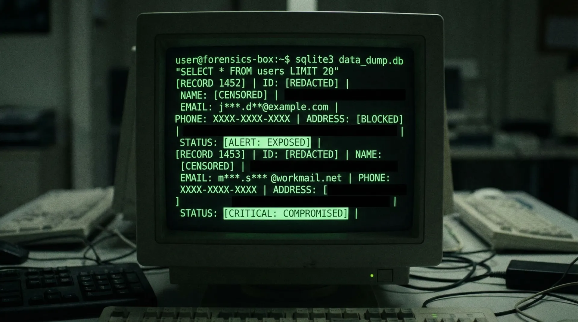 [截图] 数据库泄露记录 - 91黑料 91黑料分析